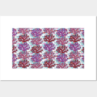 Beautiful Coral Seamless Pattern Posters and Art